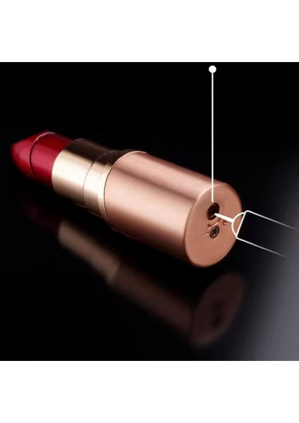 Kişiye Özel Isimli Ruj Şeklinde Tasarım Çakmak Açık Gri modelleri