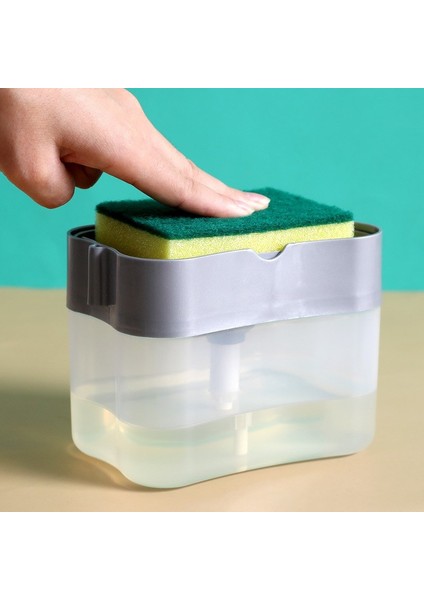 Beyaz Stil 2 Irubbing Sıvı Deterjan Dispenseri Çift Katmanlı Sabunluk Lavabo Basın Yıkama Sabunu Sıvı Kutusu Mutfak Aracı (Yurt Dışından) fırsatları