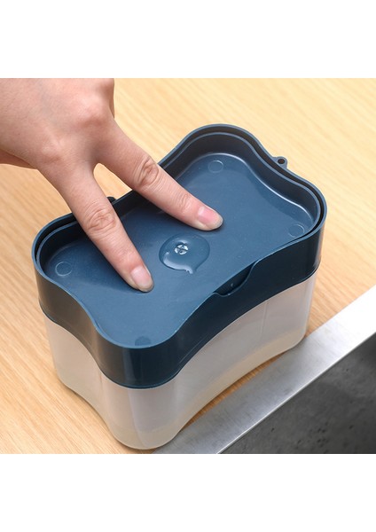 Beyaz Stil 2 Irubbing Sıvı Deterjan Dispenseri Çift Katmanlı Sabunluk Lavabo Basın Yıkama Sabunu Sıvı Kutusu Mutfak Aracı (Yurt Dışından) indirimleri