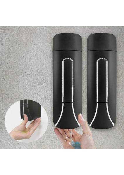 Gümüş Tarzı 350 ml Sabunluk Duvara Monte Sıvı Duş Başlığı Jel Şampuan Banyo El Temizleyici Duvar Şişe Banyo Malzemeleri (Yurt Dışından) fiyatları