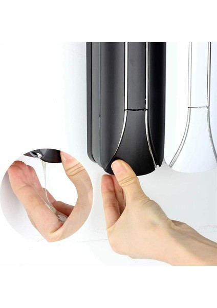 Gümüş Tarzı 350 ml Sabunluk Duvara Monte Sıvı Duş Başlığı Jel Şampuan Banyo El Temizleyici Duvar Şişe Banyo Malzemeleri (Yurt Dışından) indirimleri