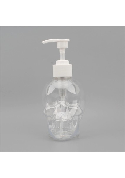 Beyaz Stil 350 ml Yaratıcı Kafatası Banyo Sıvı Sabunluk El Sabunu Şeffaf Şişe Duş Jeli Şampuan Doldurulabilir Şişe (Yurt Dışından) fırsatları