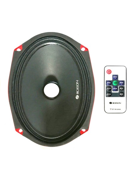 Ed M609LD 7 Renkli Rgb Işıklı Oval Midrange Kumandalı 800W Maksimum 120W Rms