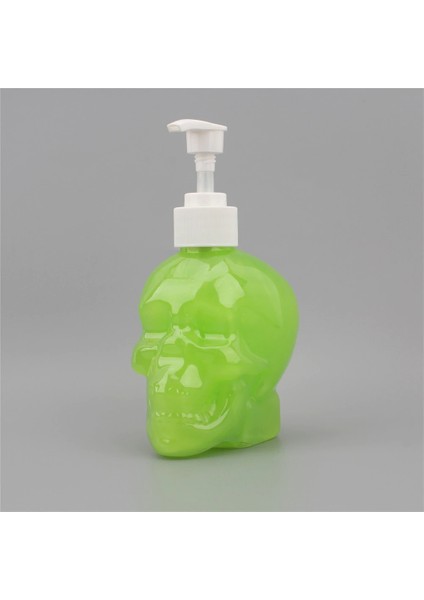 Beyaz Stil 350 ml Yaratıcı Kafatası Banyo Sıvı Sabunluk El Sabunu Şeffaf Şişe Duş Jeli Şampuan Doldurulabilir Şişe (Yurt Dışından) indirimleri