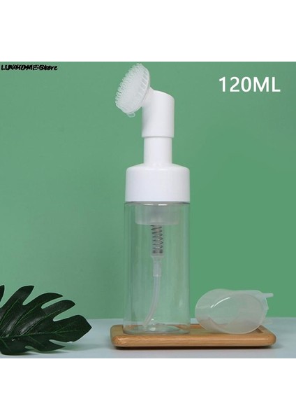 100ML Stili 200 ml Sabun Köpük Şişe Yüz Temizleyici Köpük Makinesi Şişe Silikon Temiz Fırça ile Taşınabilir Yüz Yıkama Köpük Köpük Şişeleri (Yurt Dışından)