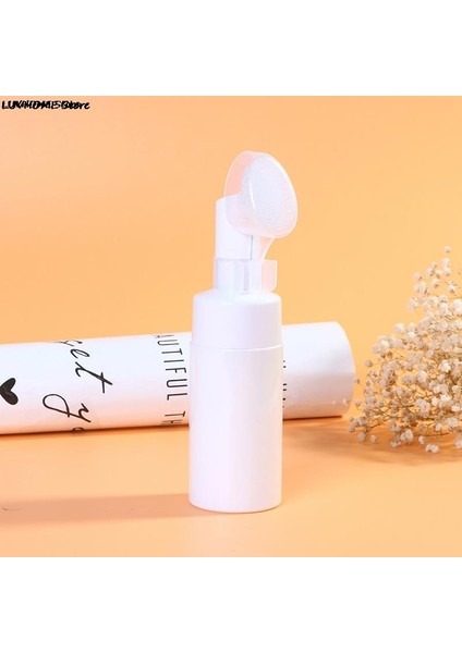 100ML Stili 200 ml Sabun Köpük Şişe Yüz Temizleyici Köpük Makinesi Şişe Silikon Temiz Fırça ile Taşınabilir Yüz Yıkama Köpük Köpük Şişeleri (Yurt Dışından)