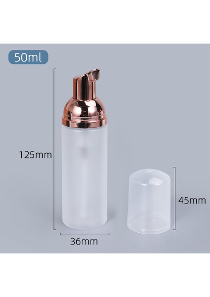 No.4 Stili 50ML Köpük Doldurulabilir Şişeler Boş Şampuan Yüz Temizleyici Temizleme Köpüğü Köpük Şişe Banyo El Sabunu Plastik Dağıtıcı (Yurt Dışından)