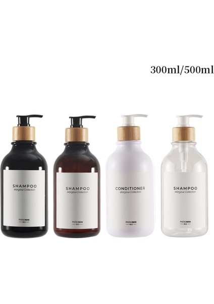 Etiket-3 Adet-M Tarzı 300 ml 500 Mlml Taşınabilir Sabunluklar Banyo Şampuanı Duş Jeli Dağıtıcı Şişe Doldurulabilir Vücut Yıkama Bulaşık Sabunu Alt Şişeleme (Yurt Dışından) fiyatları