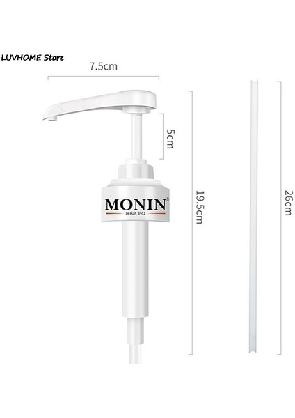 Beyaz Stil Kahve 1 Litre Dağıtıcı Şurup Pompası Siyah Sıvı Dağıtıcı Şurup 10ML Meyve Suyu Şişesi Dağıtıcı Pompası (Yurt Dışından)