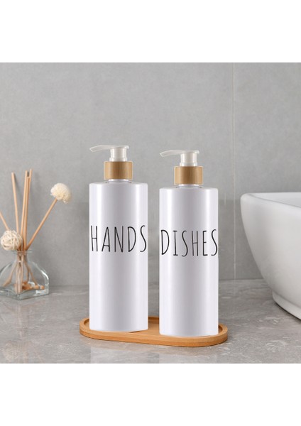 Menekşe Tarzı 300 ml ml Banyo Sabunluklar Losyon Şampuan Duş Jeli Tutucu Taşınabilir Doldurulabilir Sabun Şişesi (Yurt Dışından)