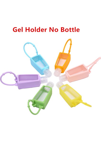 Mor Tarzı Karikatür Silikon Mini El Temizleyici Tutucu Seyahat Taşınabilir Güvenli Jel Tutucu Asılabilir Sıvı Sabunluk Kapları 30 ml (Yurt Dışından) modelleri