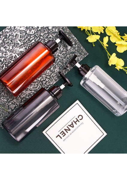 Net Stil 500 ml Otel Banyo Için Duş Boş Sabunluk Plastik Losyon Saklama Kabı Için Doldurulabilir Şampuan ve Saç Kremi Şişeleri (Yurt Dışından) fırsatları