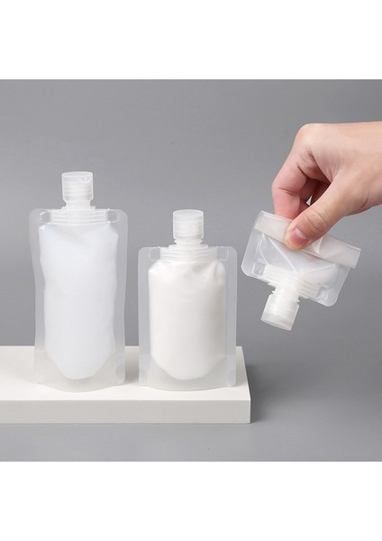 10PCSX100ML Tarzı Taşınabilir Emülsiyon Bölünmüş Çanta Kozmetik Seyahat Emülsiyon Dağıtıcı Doldurulabilir Çanta Şampuan Kozmetik Sıvı Saklama Kabı (Yurt Dışından) indirimleri