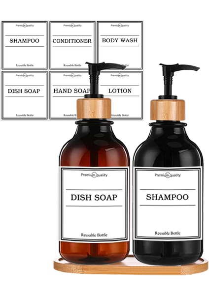 D Tarzı 500 ml Banyo Sabunluk Şişe Şampuan Vücut Losyonu Vücut Yıkama Kabı Doldurulabilir Plastik Boş Şişe (Yurt Dışından) fırsatları