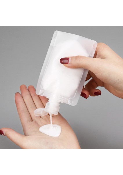 5PCSX100ML Tarzı Taşınabilir Emülsiyon Bölünmüş Çanta Kozmetik Seyahat Emülsiyon Dağıtıcı Doldurulabilir Çanta Şampuan Kozmetik Sıvı Saklama Kabı (Yurt Dışından) fırsatları