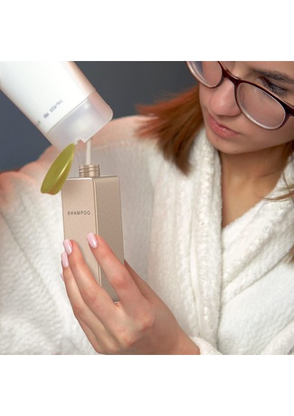 No.2 Tarzı 500 ml Banyo Sıvı Sabunluk Şampuan Duş Jeli Losyon Altın Pompa Şişe Boş Pet Konteyner Mutfak Depolama Aksesuarları (Yurt Dışından) modelleri