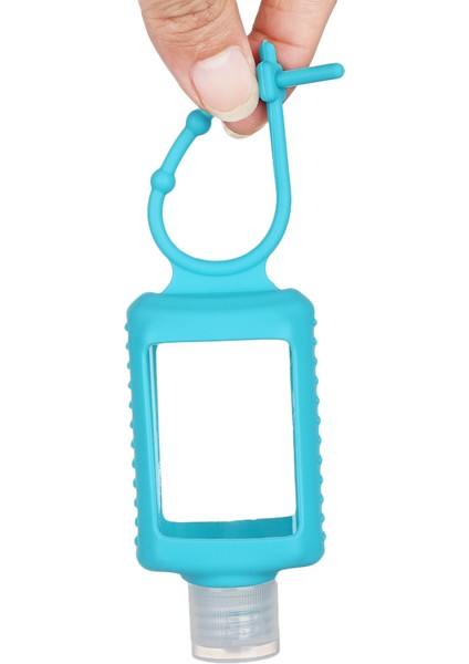 30ML Tarzı ml Taşınabilir Seyahat Doldurulabilir Şişe Silikon El Temizleyici Parfüm Tutucu Anahtarlık Tutucu Mini Boş Konteyner Şişe (Yurt Dışından) fırsatları