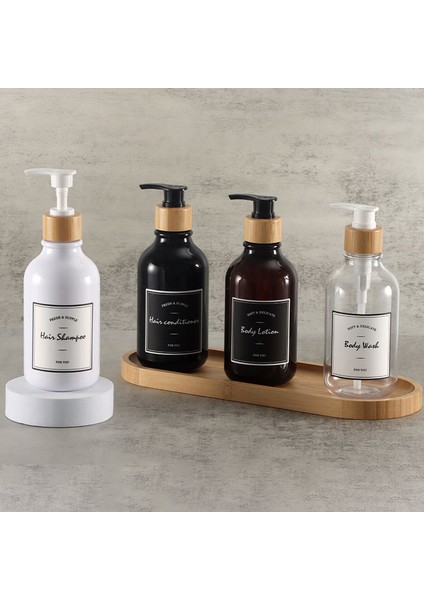 D Tarzı Bambu Punp Şampuan Dispenseri Doldurulabilir Vücut Yıkama Bulaşık Sabunu Dispenser Şişesi Banyo ve Mutfak Için Büyük Kapasiteli Alt Şişeleme (Yurt Dışından) modelleri