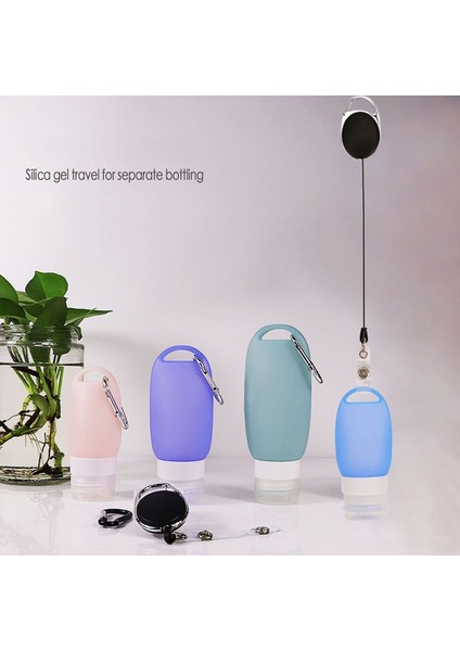 T Tarzı 40 ml ml Silikon Doldurulabilir Dağıtım Şişesi, Taşınabilir Otel Şampuanı, Duş Jeli, Seyahat Sıkma Losyon Dağıtım Seti (Yurt Dışından) fırsatları