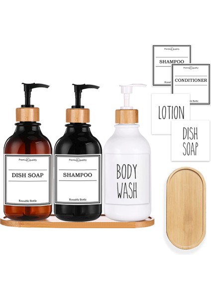 C Tarzı 500 ml Banyo Sabunluk Şişe Şampuan Vücut Losyonu Vücut Yıkama Kabı Doldurulabilir Plastik Boş Şişe (Yurt Dışından) modelleri