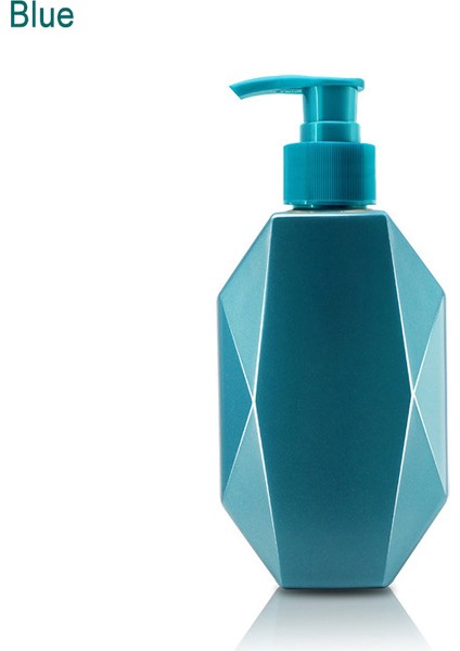 Mavi Stil 300 ml 300MLML Pet Taşınabilir Sabunluklar Yaratıcı Şampuan Pres Şişesi Sıvı Duş Jeli Doldurulabilir Banyo Kavanoz Ev Aracı (Yurt Dışından)