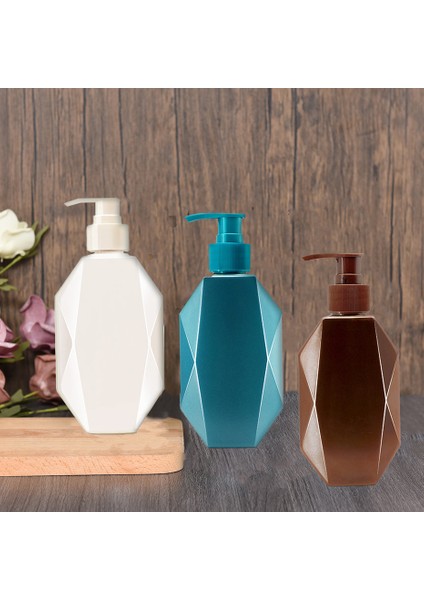 Mavi Stil 300 ml 300MLML Pet Taşınabilir Sabunluklar Yaratıcı Şampuan Pres Şişesi Sıvı Duş Jeli Doldurulabilir Banyo Kavanoz Ev Aracı (Yurt Dışından) fırsatları