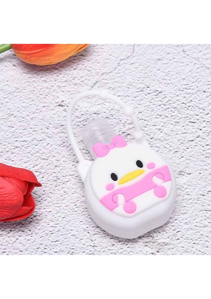 H Tarzı 30ML Footprint Noel Cadılar Bayramı Mini El Temizleyici Tutucu Seyahat Taşınabilir Güvenli Jel Tutucu Sıvı Sabunluk Kapları (Yurt Dışından)