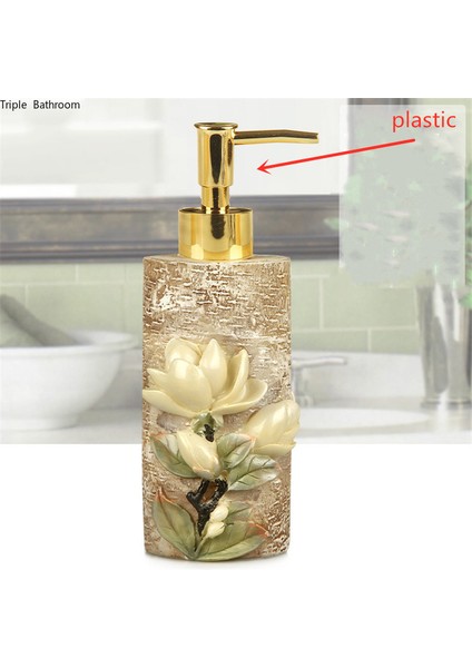 D Tarzı 1 Adet Avrupa Reçine Seyahat Losyon Şişesi Sıvı Sabunluk Mutfak El Dezenfektanı Depolama Şampuan Şişesi Banyo Aksesuarı (Yurt Dışından) modelleri