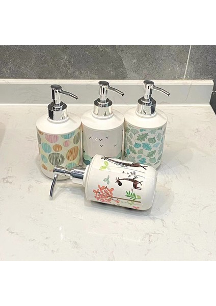 No.4 Stili 320 ml Plastik Sabunluk Banyo Aksesuarları Sıvı Sabunluklar Dağıtıcı De Jabón Doldurulabilir El Dezenfektanı Şişeleri (Yurt Dışından) fırsatları