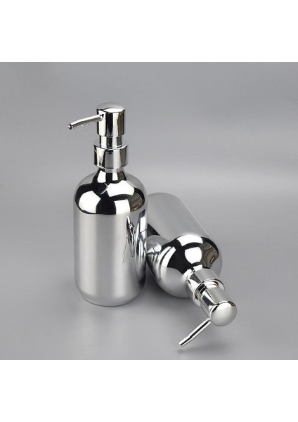 GÜMÜŞ-500ML Tarzı 500 ml Duş Kaplama Sabunluk Şişesi Doldurulabilir Şampuan Saç Kremi Bodywash Dağıtıcı Şişe Banyo ve Mutfak Için (Yurt Dışından) fırsatları