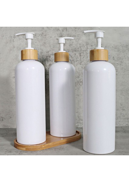 Beyaz Stil 500 ml Sabunluk Şişeleri Banyo Doldurulabilir Şampuan Duş Jeli Sıvı Konteyner Losyon Şişeleri Mutfak Bulaşık Yıkama Şişesi (Yurt Dışından) fiyatları