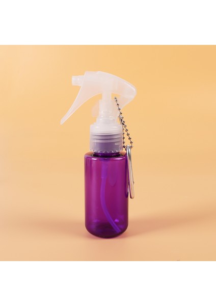 Mor Tarzı 60ML 60 ml Seyahat Küçük Boy Taşıyıcı Taşınabilir Anahtarlık Sprey Şişesi Yeniden Kullanılabilir Taşınabilir Mze Alkol Sprey Şişesi El Temizleyici (Yurt Dışından)