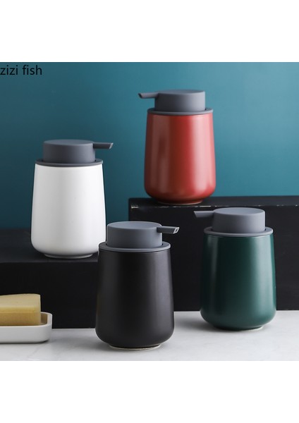 Siyah Stil 380 ml Seramik Sabunluk Şişe Mutfak El Temizleyici Şişe Cosmetampoo Vücut Yıkama Losyonu Şişesi Açık Seyahat Araçları (Yurt Dışından) fiyatları