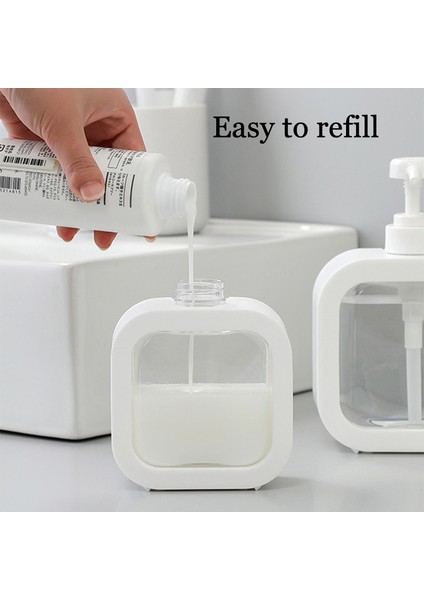 300 ml Tarzı Banyo Sabunluklar Doldurulabilir Losyon Şampuan Boş Şişe Taşınabilir Seyahat Dağıtıcı Basın Pompası ile Ev Aksesuarları (Yurt Dışından) modelleri