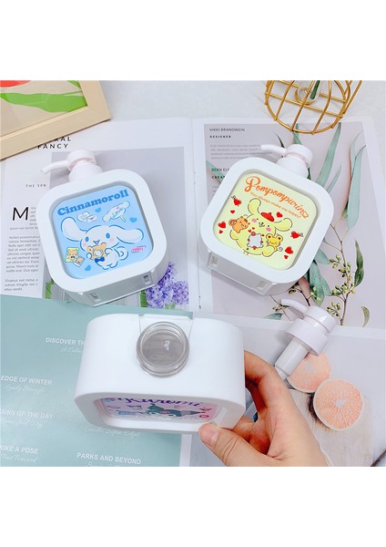 Erik Tarzı 300 ml Kitty Banyo Sabunluk Plastik Sabun Şişesi Duş Şampuan Şişesi Taşınabilir Ev Seyahat Losyon Şişesi Mutfak (Yurt Dışından) modelleri