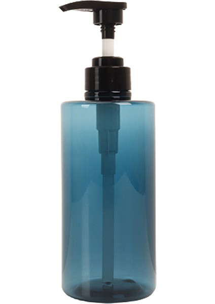 Mavi Stil 500 ml Banyo Doldurulabilir Pompalı Şişe Sabunluk Şampuan Dispenseri Duş Duvar Saklama Kabı Kremi Losyon Için (Yurt Dışından)