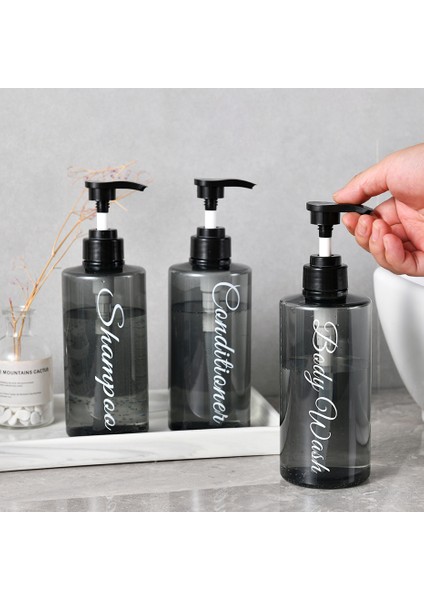 Mavi Stil 500 ml Banyo Doldurulabilir Pompalı Şişe Sabunluk Şampuan Dispenseri Duş Duvar Saklama Kabı Kremi Losyon Için (Yurt Dışından) modelleri