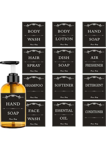 No.2 Tarzı Baskılı Çıkartmalar Dağıtıcı Şişe Su Geçirmez Minimalist Çiftlik Evi Etiketleri Banyo Mutfak El Sabunu Şampuan Kremi (Yurt Dışından) fiyatları