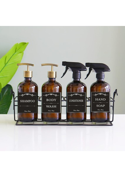 No.2 Tarzı Baskılı Çıkartmalar Dağıtıcı Şişe Su Geçirmez Minimalist Çiftlik Evi Etiketleri Banyo Mutfak El Sabunu Şampuan Kremi (Yurt Dışından) indirimleri