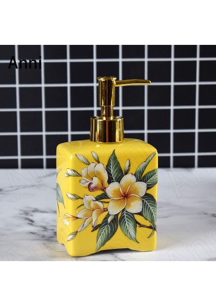 Menekşe Tarzı Çin Boyalı Seramik Köpük Sabunluk Yaratıcılık Çiçek Çizim Şampuan Şişesi Ev Banyo Dekorasyon Aksesuarları (Yurt Dışından) indirimleri