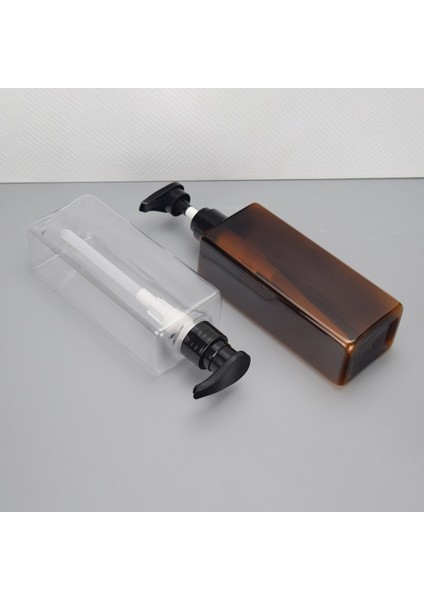 Siyah Stil 500 ml Kare Sıvı Sabunluk Şampuan Kremi Bodysoap Jel Pompa Şişesi Banyo Boş Losyon Kabı El Sabunu Için (Yurt Dışından) fırsatları