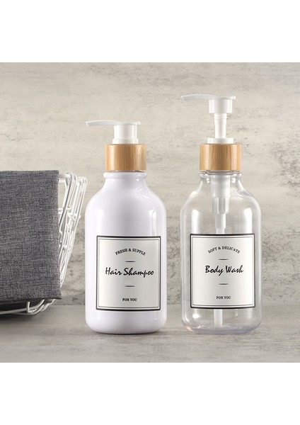 Bir Stil Bambu Punp Şampuan Dispenseri Doldurulabilir Vücut Yıkama Bulaşık Sabunu Dispenser Şişesi Banyo ve Mutfak Için Büyük Kapasiteli Alt Şişeleme (Yurt Dışından) fırsatları