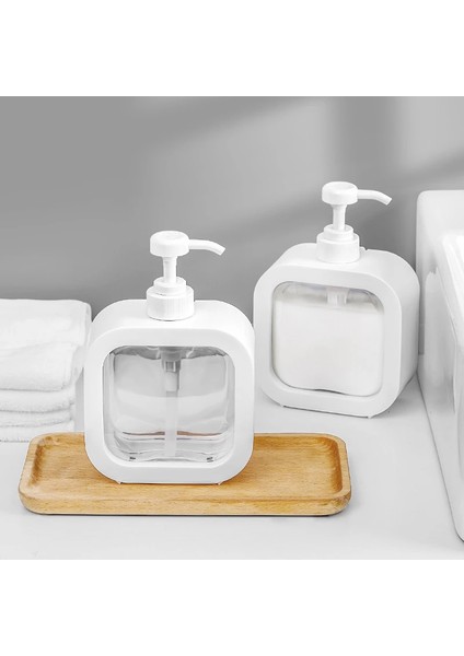 500 ml Tarzı Taşınabilir Sabunluk Şişe ml Mutfak Banyo Duş Için Boş Pompa Şampuan Şişesi Jel Çamaşır Sıvısı Depolama (Yurt Dışından) fırsatları