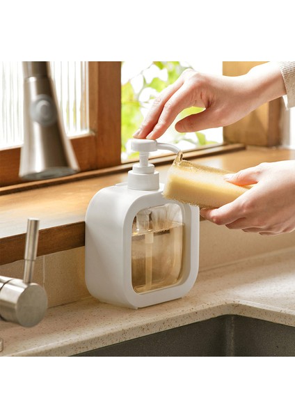 500 ml Tarzı Taşınabilir Sabunluk Şişe ml Mutfak Banyo Duş Için Boş Pompa Şampuan Şişesi Jel Çamaşır Sıvısı Depolama (Yurt Dışından) indirimleri