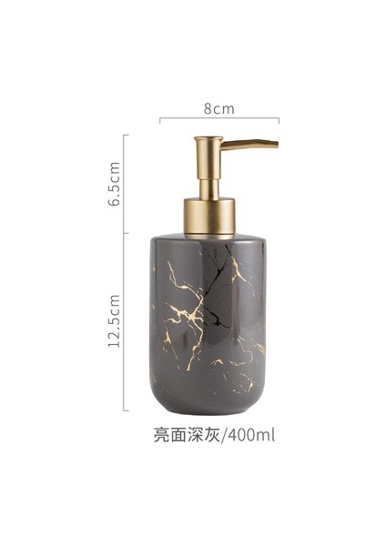 No.3 Tarzı ml Seramik Emülsiyon Dağıtım Şişesi Altın Koruyucu Taşınabilir Sabunluklar Otel Kulübü El Duşu Jeli Şampuan Şişesi (Yurt Dışından)