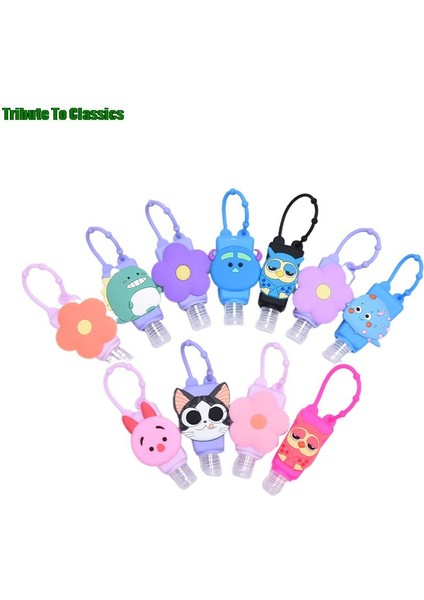 F Tarzı 30ML Sevimli Silikon Mini El Dezenfektanı El Jeli Tutucu Taşınabilir Güvenli Jel Tutucu Seyahat Şampuan Sabunluk Şişesi 1 Adet (Yurt Dışından) fırsatları