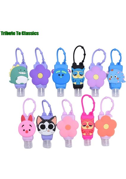 F Tarzı 30ML Sevimli Silikon Mini El Dezenfektanı El Jeli Tutucu Taşınabilir Güvenli Jel Tutucu Seyahat Şampuan Sabunluk Şişesi 1 Adet (Yurt Dışından) indirimleri