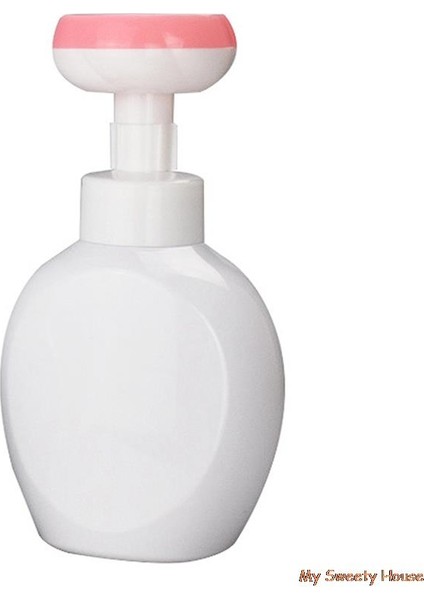 PEMBE-500ML Tarzı ml Çiçek Pet Köpük Köpük Şişe Çiçek Tipi El Temizleyici Temizleme Köpüğü Şişe Kozmetik Alt Şişeleme Gezisi Depolama Kavanoz (Yurt Dışından)