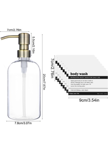 No.14 Tarzı Plastik Dolum Sabunluk Şişesi Paslanmaz Çelik Pompa ile Lüks Görünüm Misafir Odası Dekorasyon Losyon Şampuan Saç Kremi Gövde (Yurt Dışından) modelleri