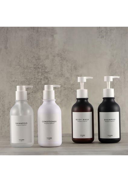 Şeffaf Stil 500 ml Buzlu Sabunluk Şişe Banyo Şampuanı Duş Jeli Şişe Itme Pompası Doldurulabilir Boş Şişe Mutfak Sabunluk (Yurt Dışından) fiyatları